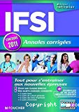 IFSI annales corrigées : Concours 2011