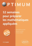 52 semaines pour préparer les mathématiques appliquées en ECG