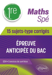 Maths sp&eacute; 1re &eacute;preuve anticip&eacute;e du Bac