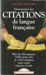 Dictionnaire des citations de la langue francaise