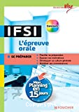 L'épreuve orale concours IFSI 2014