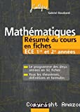 Mathématiques, ECE, 1re et 2e années