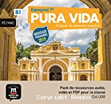 Espagnol Term Pura Vida B1 Pack de ressources audio, vidéo et PDF pour la classe. Clé USB