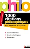 1000 citations philosophiques