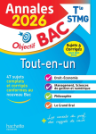 Annales Objectif Bac. Tout-en-un Tle STMG. Sujets & corrigés