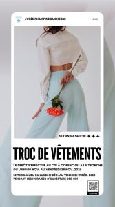 Troc de vêtements au lycée !